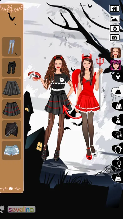 صور Halloween  spooky dressup