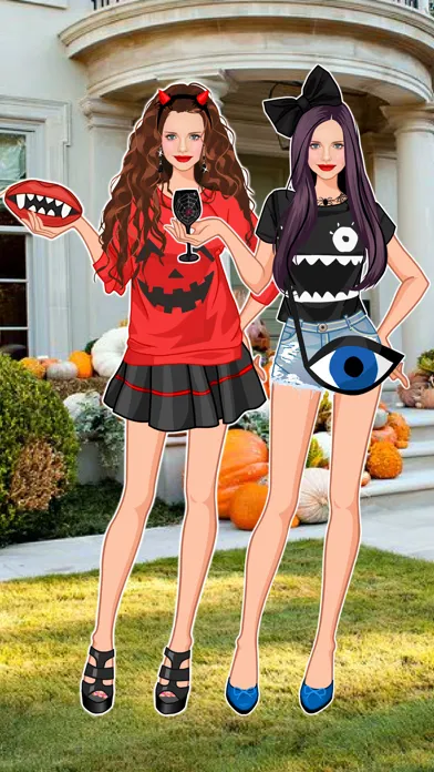 صور Halloween  spooky dressup