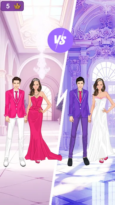 Purple princess dress up Screenshots