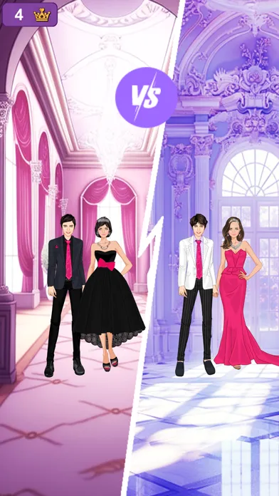 Purple princess dress up Screenshots