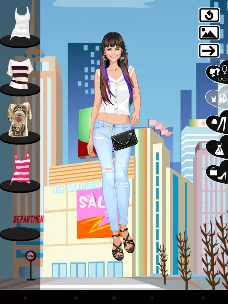 Capturas de pantalla de Celebrity dress up - Selena Gomez edition iPad 