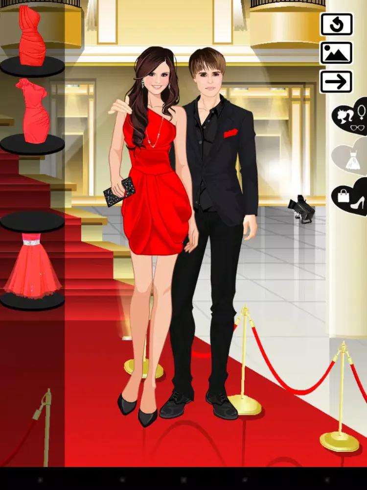 Capturas de pantalla de Celebrity dress up - Selena Gomez edition iPad 