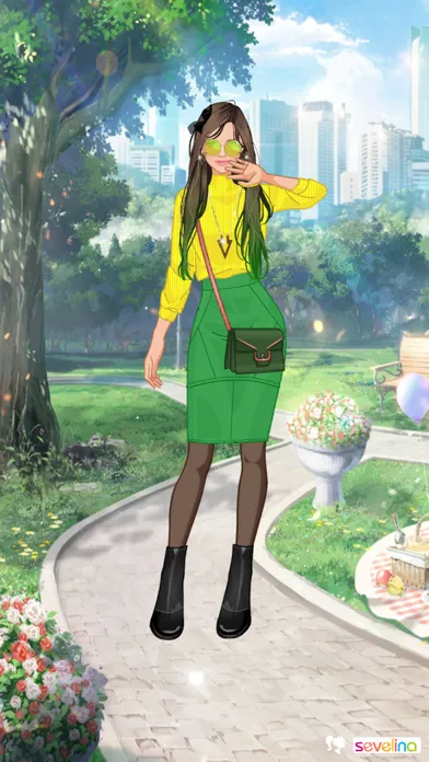Tangkapan layar Sunny spring dress up