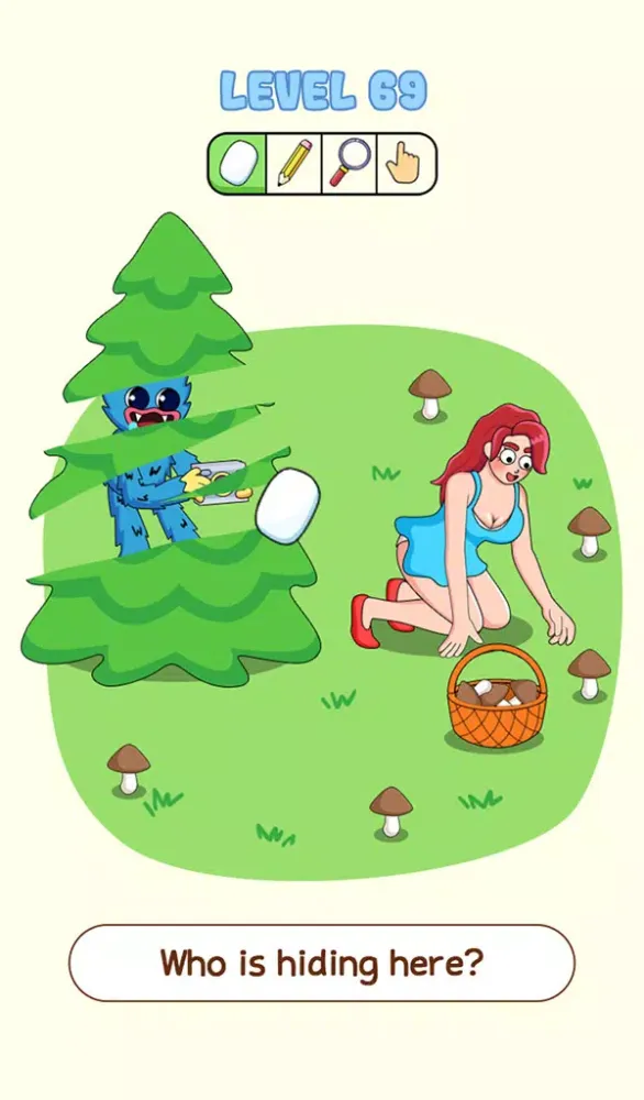 Captures d'écran de Naughty Puzzle: Tricky Test