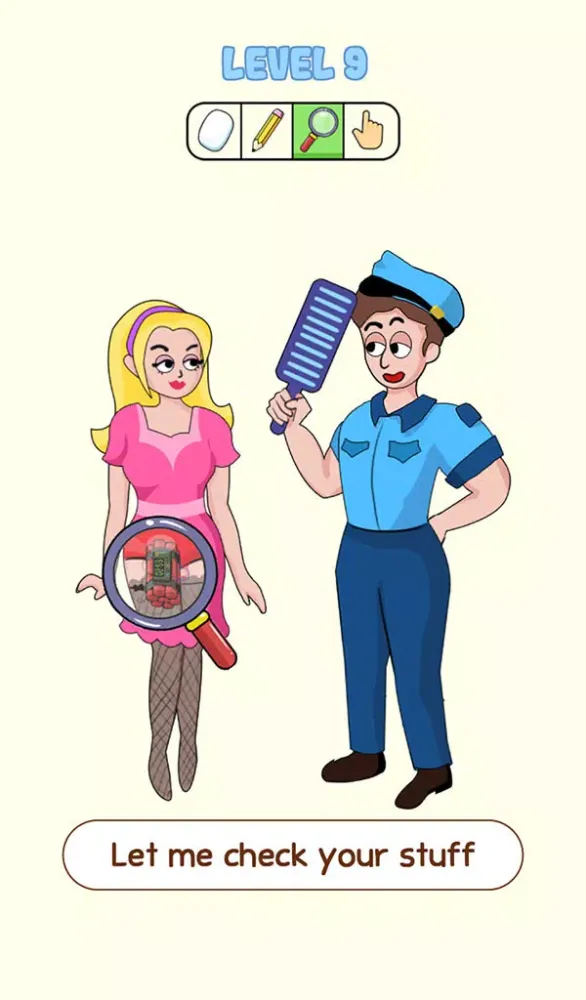 Captures d'écran de Naughty Puzzle: Tricky Test