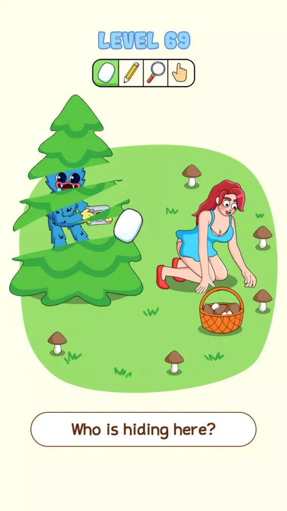 Captures d'écran de Naughty Puzzle: Tricky Test