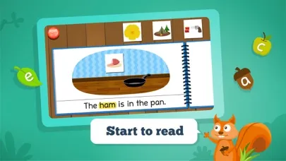 Zrzuty ekranu Joy of Reading - learn to read