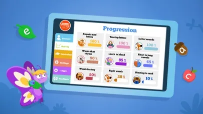 Zrzuty ekranu Joy of Reading - learn to read