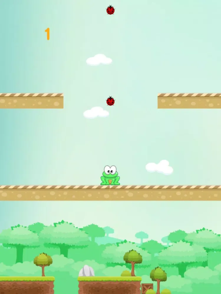 Mr. Frog - Free Awesome Endless Game iPad  스크린샷
