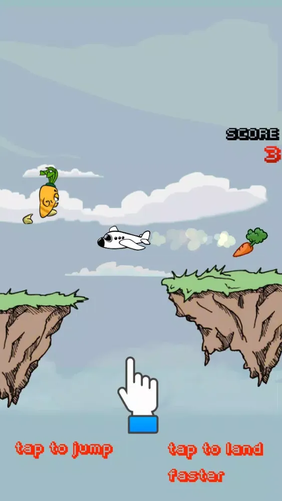 Jumpy Carrot - How Far Can You Run? Screenshots