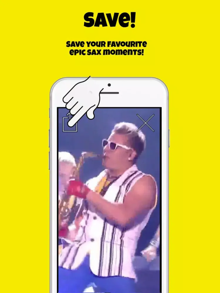 Capturas de tela do Epic Sax App iPad 