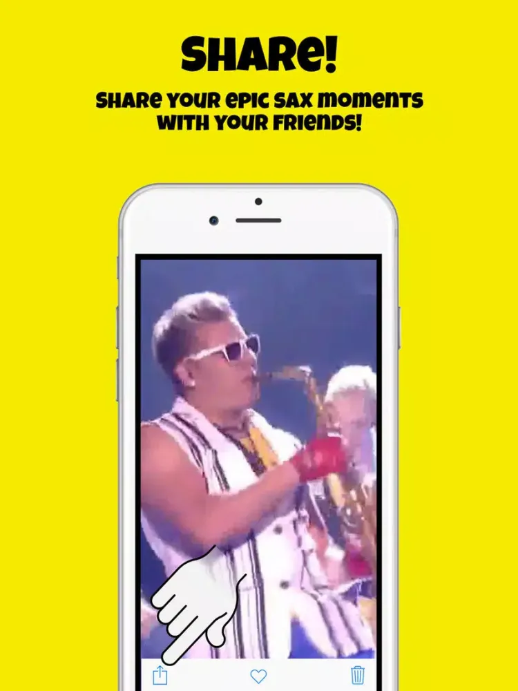 Capturas de tela do Epic Sax App iPad 