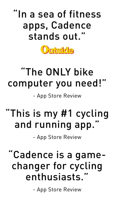 Bike & Run Tracker - Cadence Ekran Görüntüleri