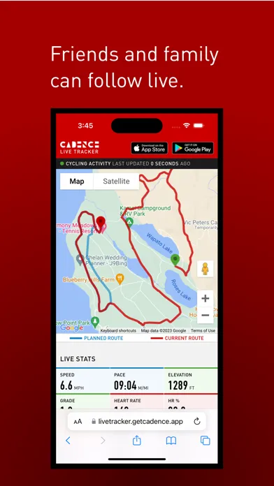 Bike & Run Tracker - Cadence Ekran Görüntüleri