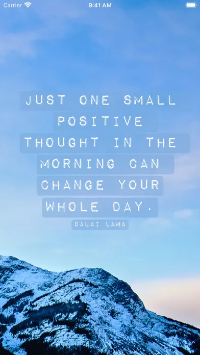 Screenshot di Daily Quote - Positive quotes