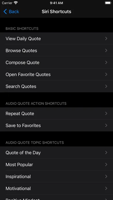 Screenshot di Daily Quote - Positive quotes
