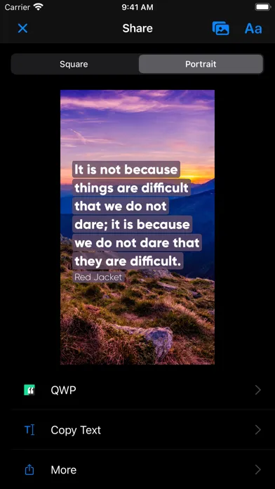 Screenshot di Daily Quote - Positive quotes