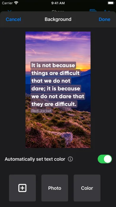 Screenshot di Daily Quote - Positive quotes