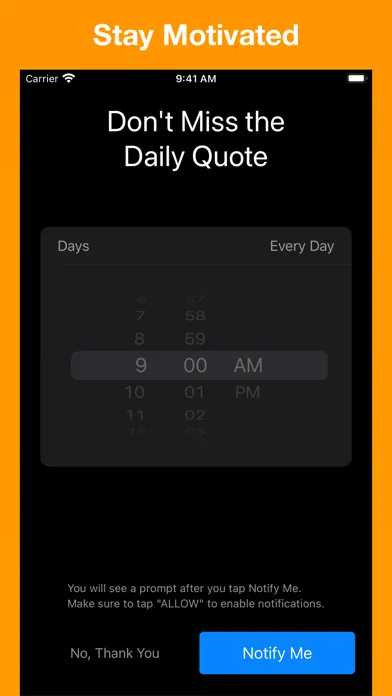 Capturas de tela do FitQuote — Motivation Quotes