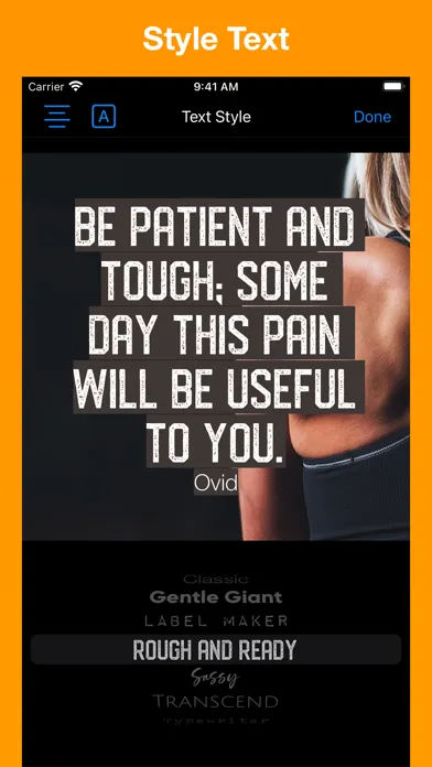 Capturas de tela do FitQuote — Motivation Quotes