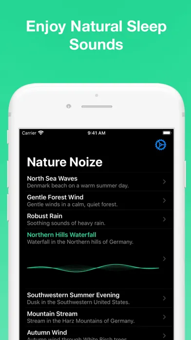 Nature Noise - Sleep Sounds سکرین شاٹس