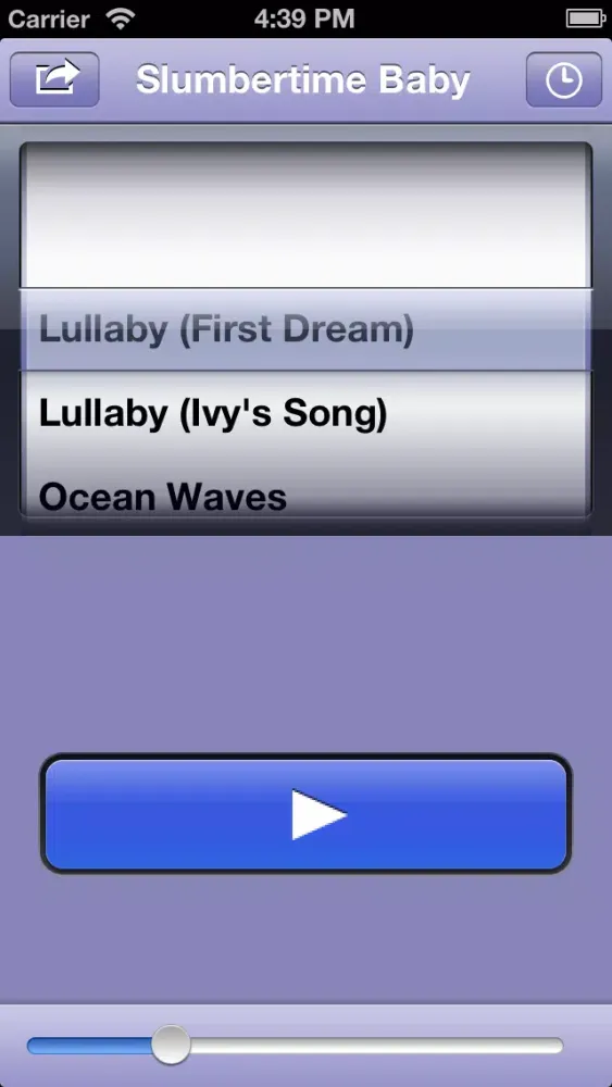 Ảnh chụp màn hình của Baby Lullaby and White Noise Sounds for Sleep - Slumbertime Baby
