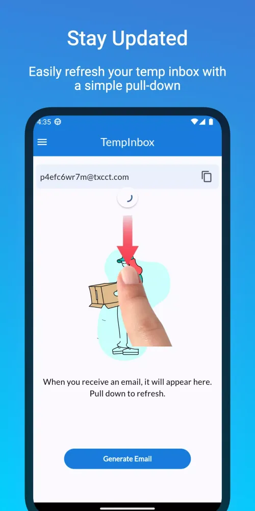 Скриншоты TempInbox