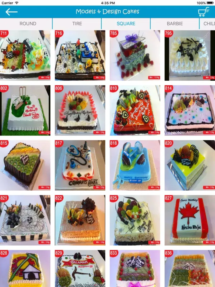 Capturas de tela do SevenDays Cakes iPad 