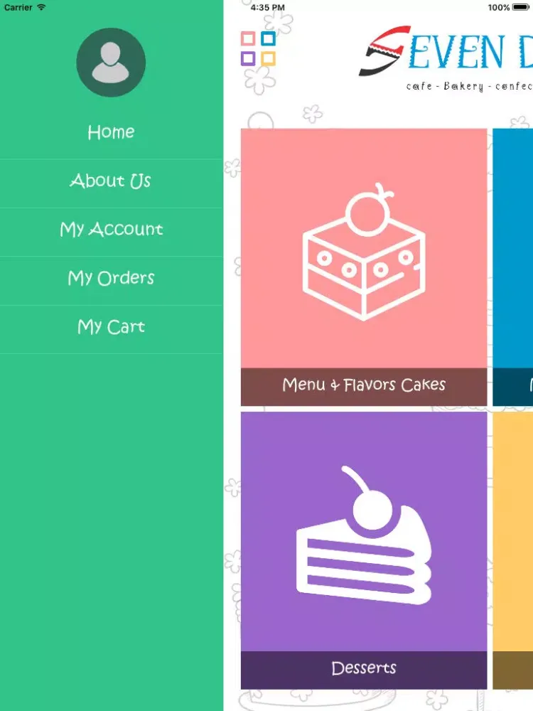 Capturas de tela do SevenDays Cakes iPad 
