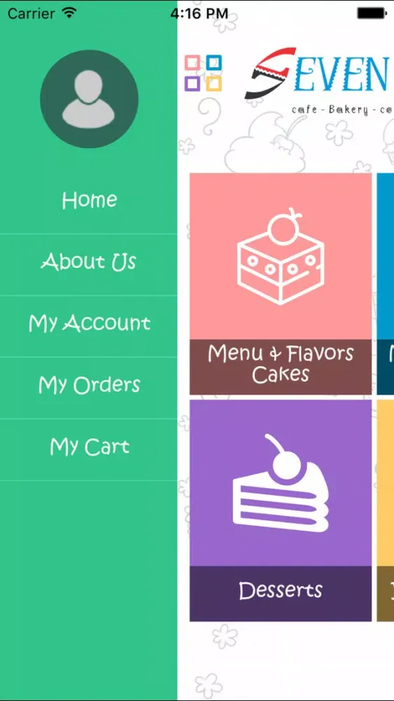 Capturas de tela do SevenDays Cakes