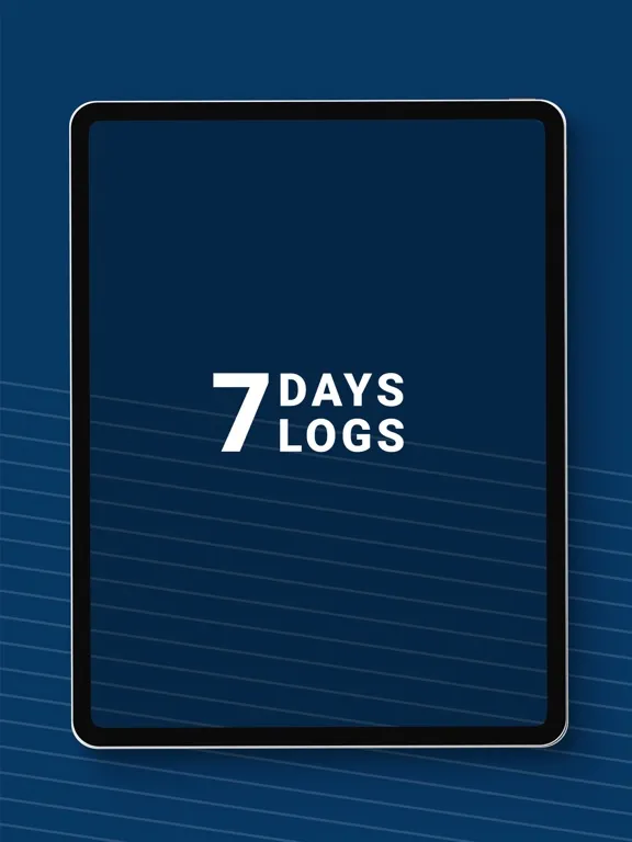 7 DAYS LOGS ELD iPad  スクリーンショット