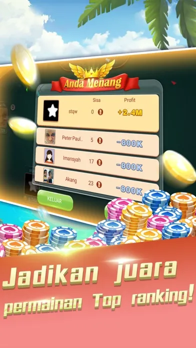 Domino Gaple Lokal Indo سکرین شاٹس