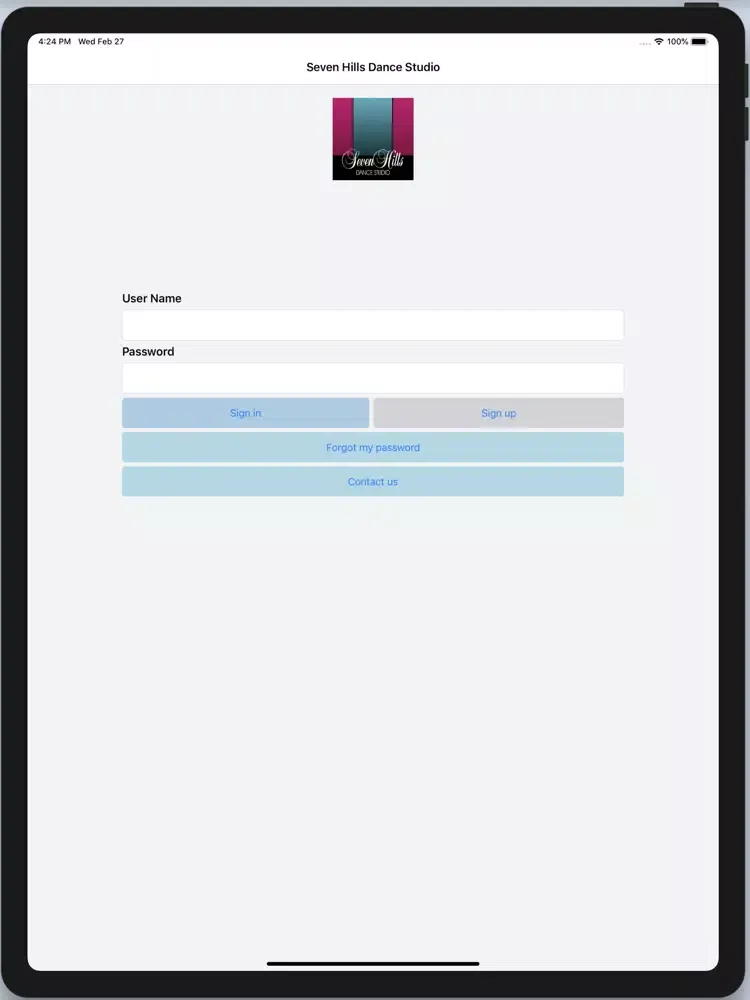 Zrzuty ekranu Seven Hills Dance Studio iPad 