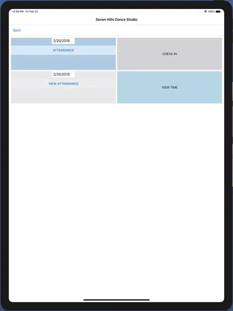 Zrzuty ekranu Seven Hills Dance Studio iPad 