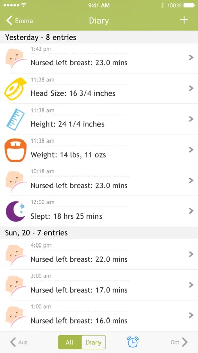 Baby Breastfeeding Tracker Ekran Görüntüleri