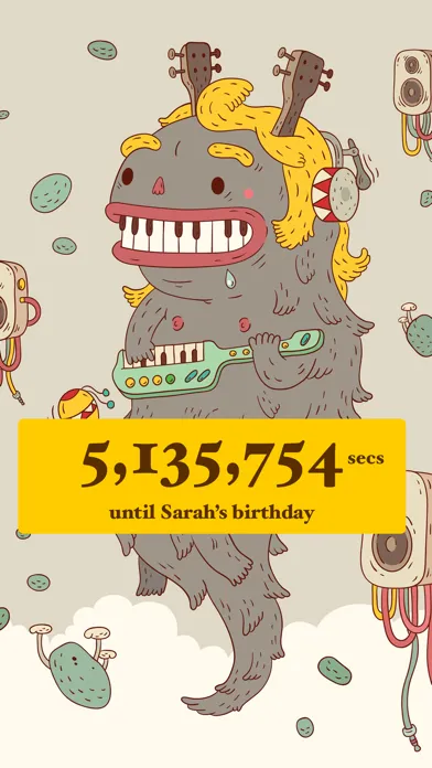 Capturas de tela do Birthday Countdown ‎
