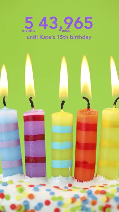 Capturas de tela do Birthday Countdown ‎