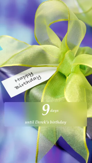 Capturas de tela do Birthday Countdown ‎