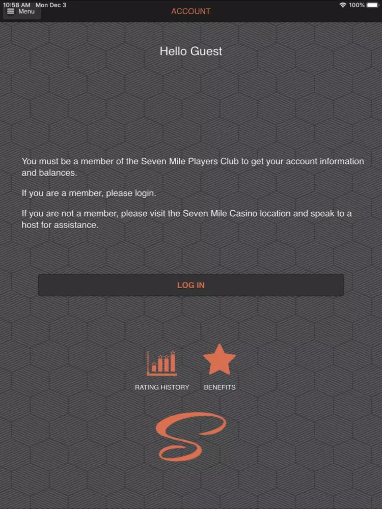 Capturas de pantalla de Seven Mile Casino Mobile App iPad 