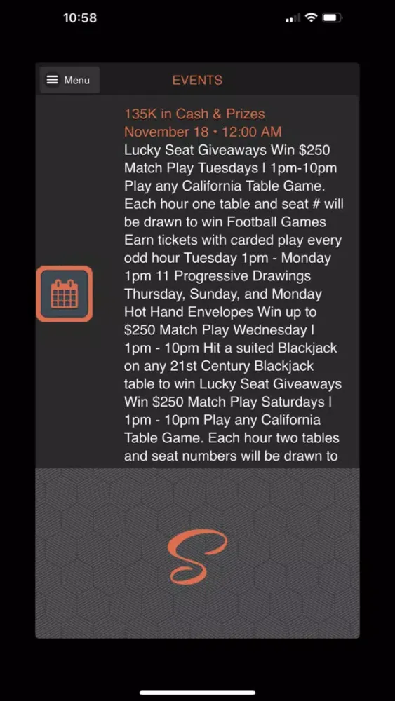 Capturas de pantalla de Seven Mile Casino Mobile App