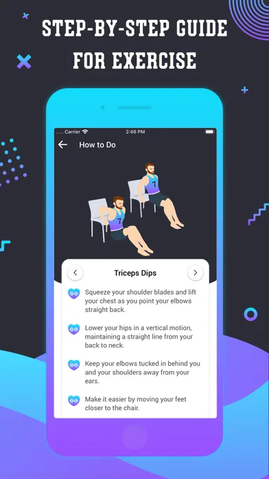 Ảnh chụp màn hình của 7 Minute Workout for Fitness