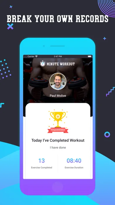 Ảnh chụp màn hình của 7 Minute Workout for Fitness