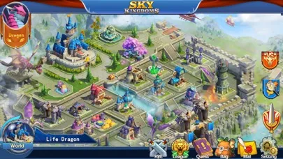 Capturas de pantalla de Sky Kingdoms: Dragon War