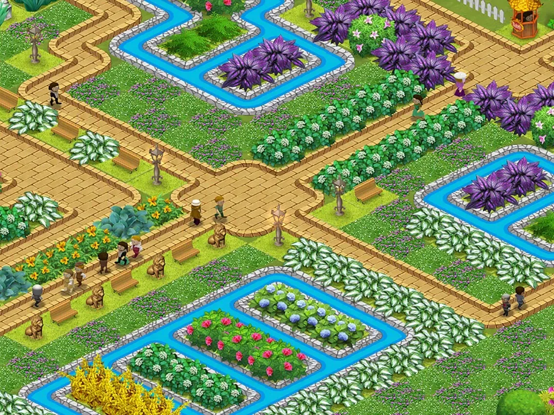 Queen's Garden 2 - A Gardening Match 3 Game iPad  سکرین شاٹس