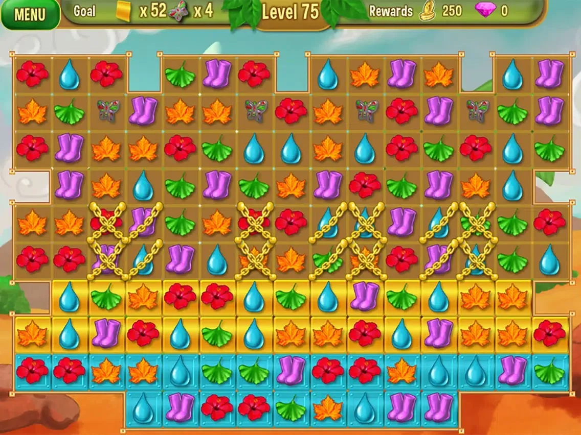 Queen's Garden 2 - A Gardening Match 3 Game iPad  سکرین شاٹس