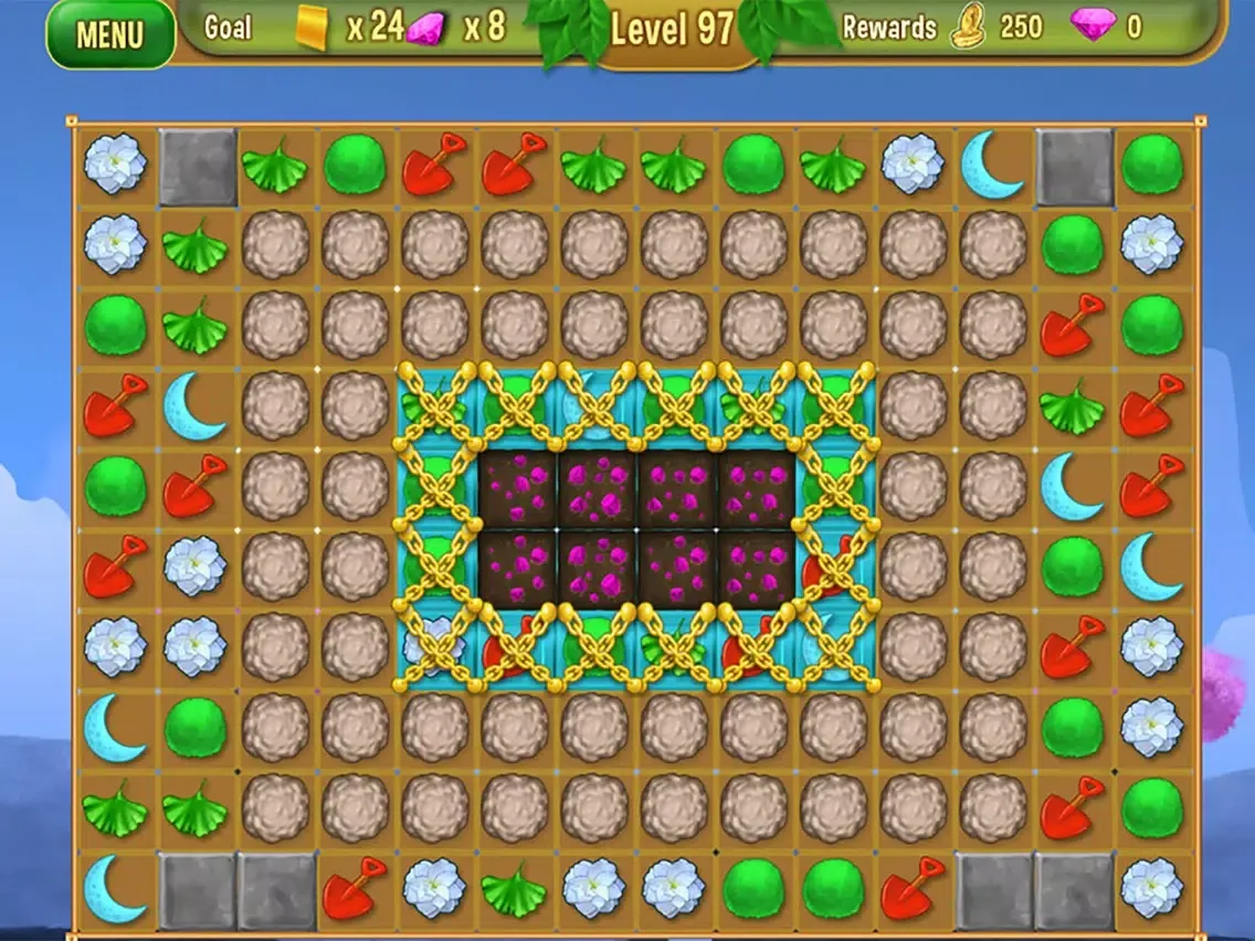 Queen's Garden 2 - A Gardening Match 3 Game iPad  سکرین شاٹس