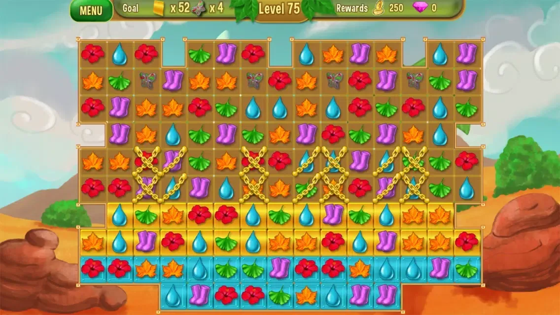 Queen's Garden 2 - A Gardening Match 3 Game سکرین شاٹس