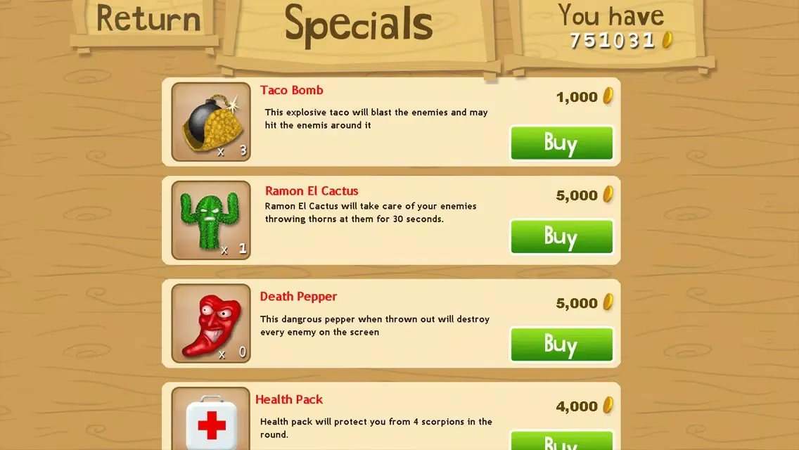 Tacos and Scorpions Screenshots