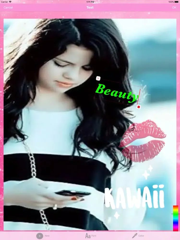 Kawaii Photo Stickers & Filter iPad  Ekran Görüntüleri