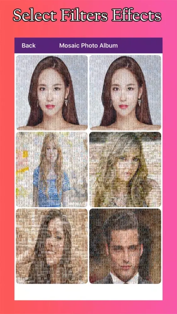 Mosaic Photo Collage Maker Ekran Görüntüleri